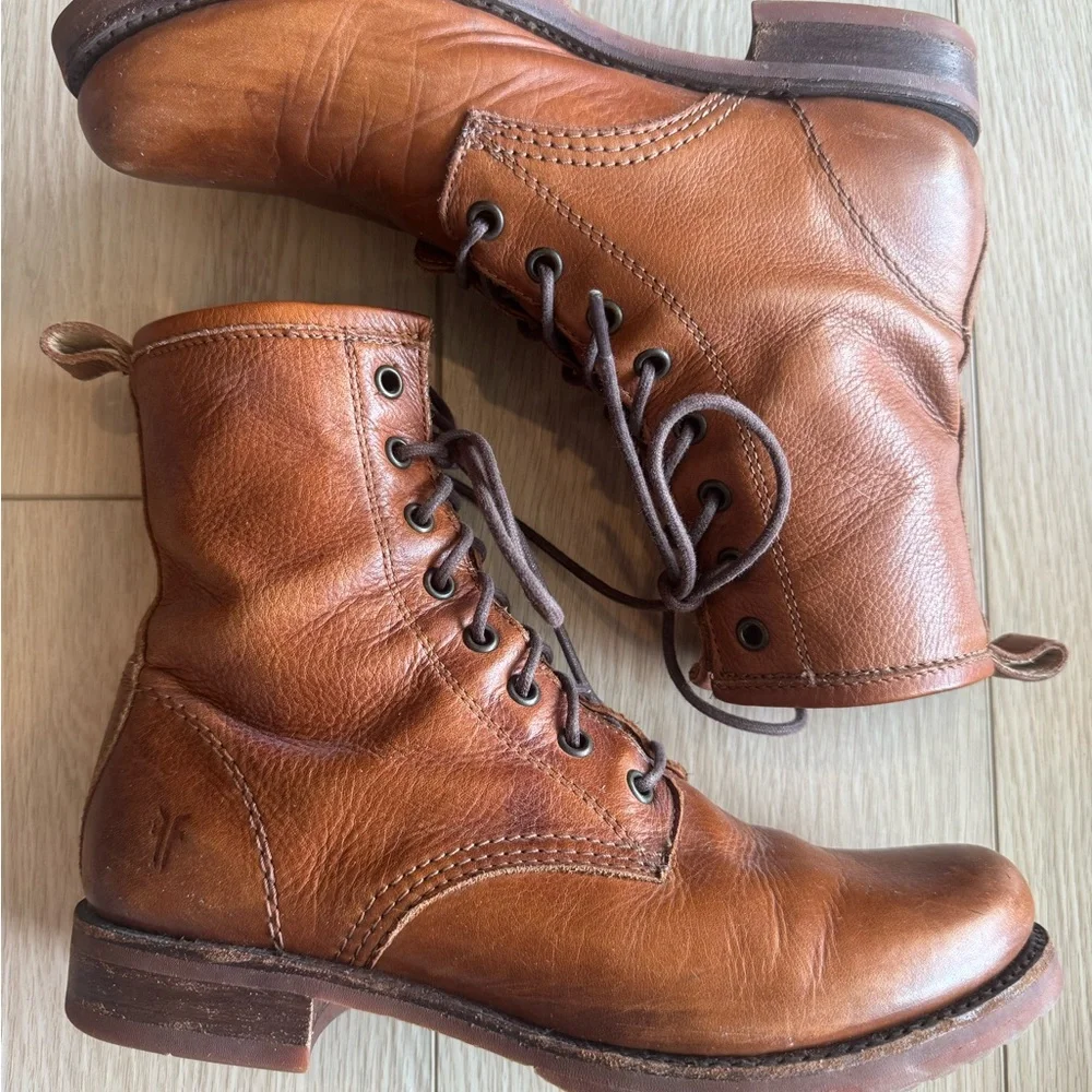 Frye Veronica Combat leather boots - Picture 4 of 8